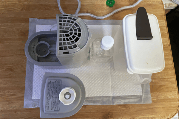 加湿器のカルキ汚れ クエン酸洗浄